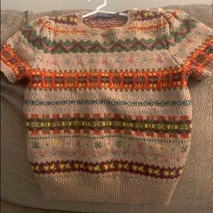 Women’s Polo Holiday Knit Sweater, size Small